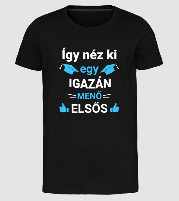  minta fekete pólón