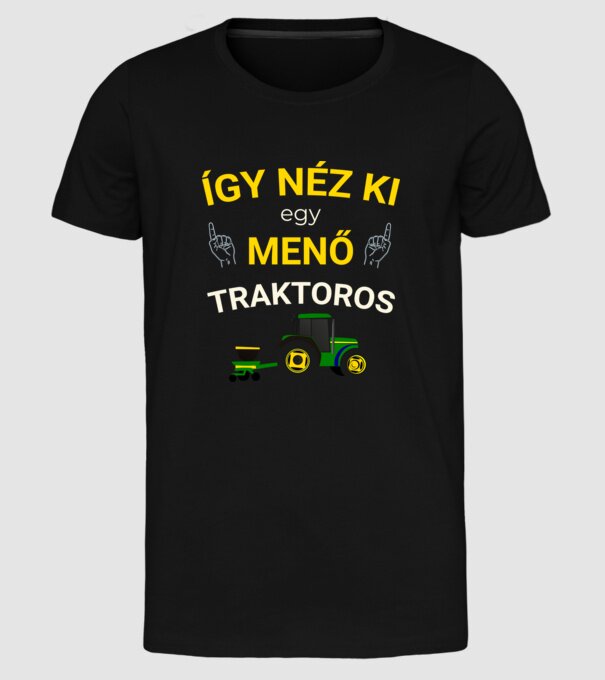  minta fekete pólón