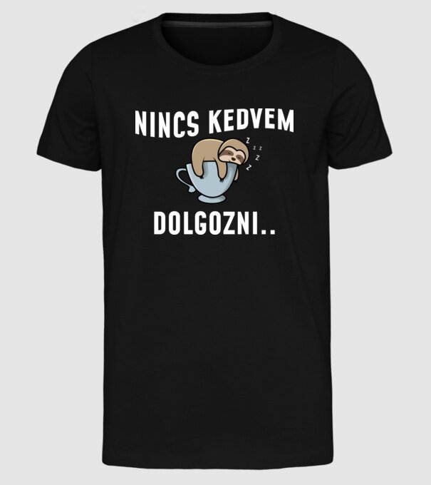  minta fekete pólón