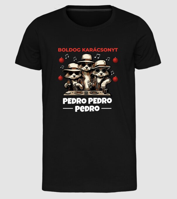  minta fekete pólón