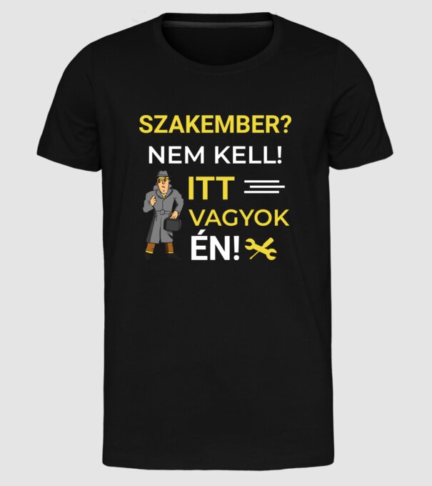  minta fekete pólón