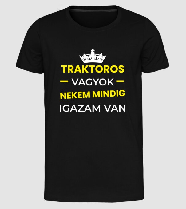 minta fekete pólón