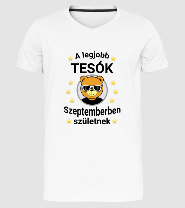  minta fehér pólón