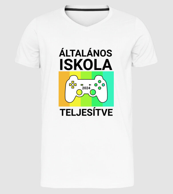  minta fehér pólón