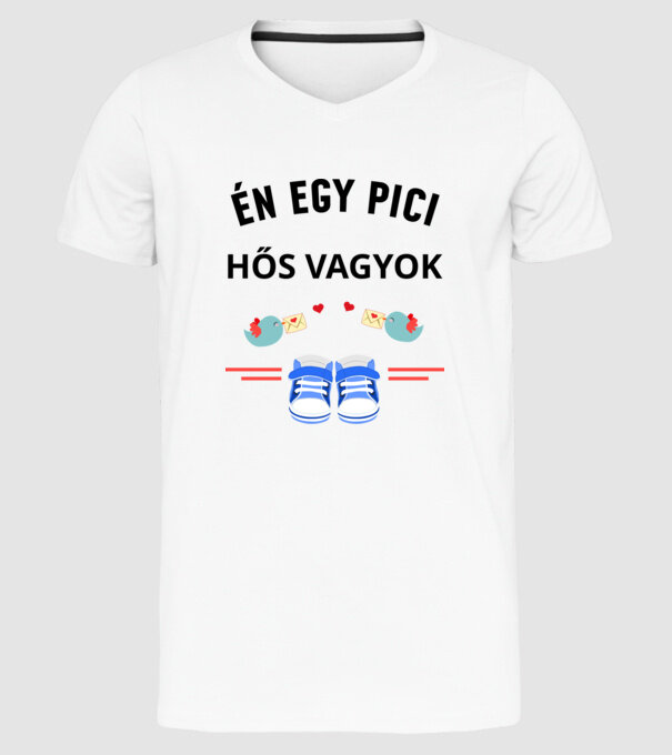  minta fehér pólón