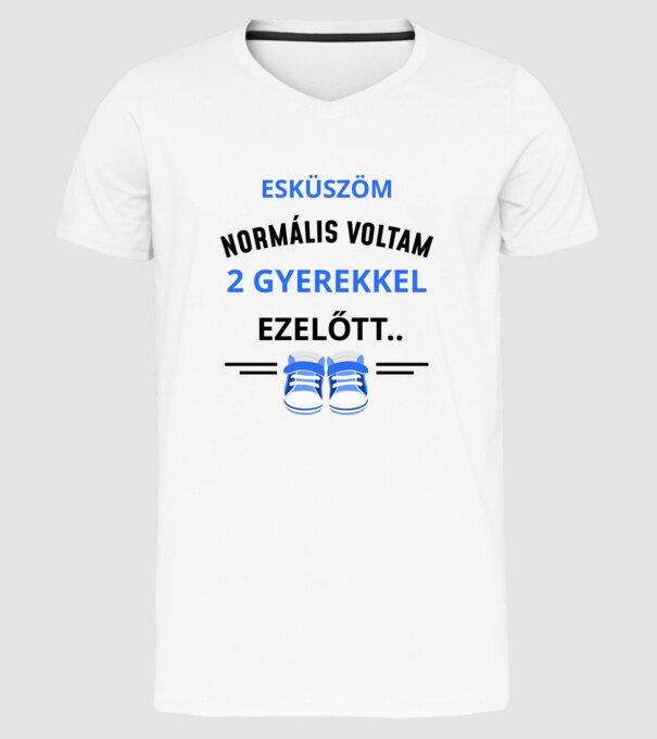  minta fehér pólón