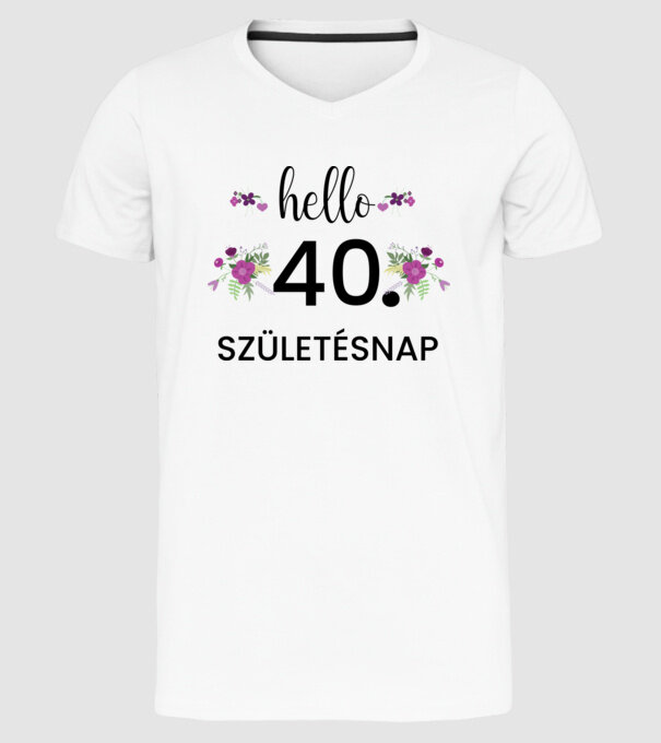  minta fehér pólón