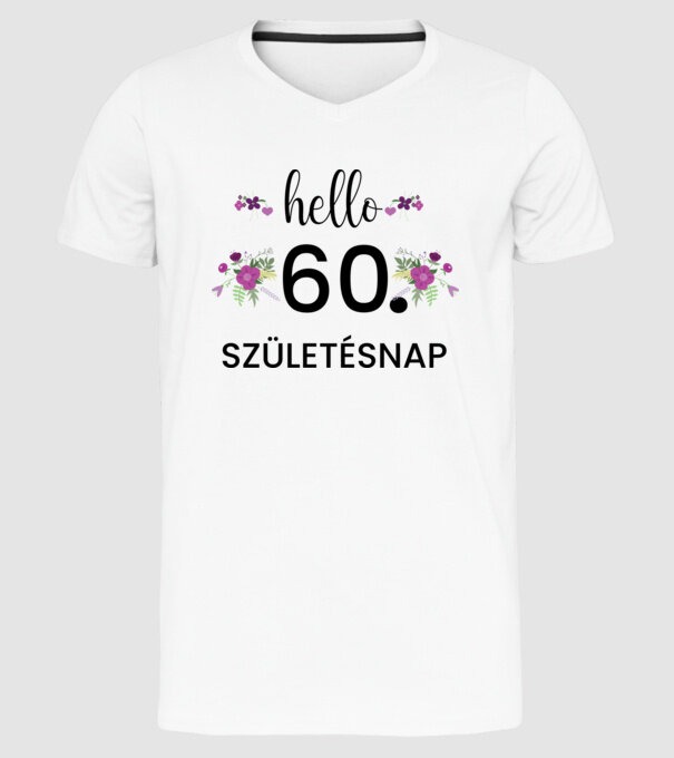  minta fehér pólón