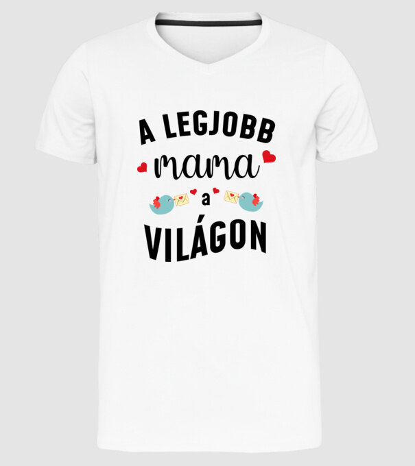  minta fehér pólón