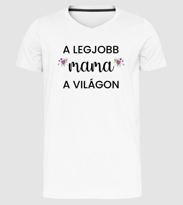  minta fehér pólón