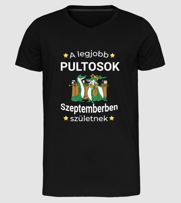  minta fekete pólón