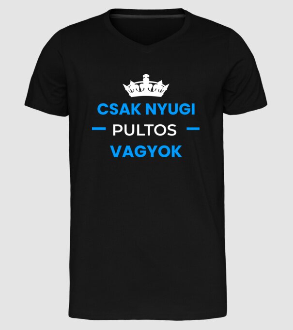  minta fekete pólón