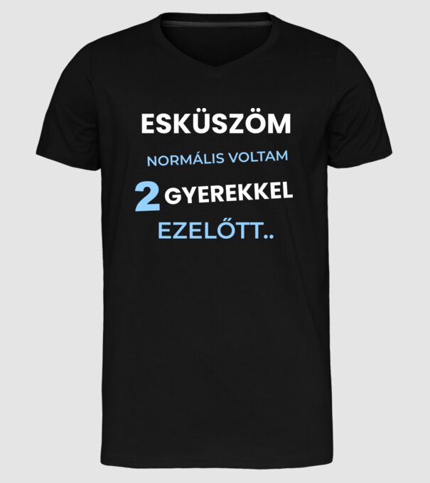  minta fekete pólón