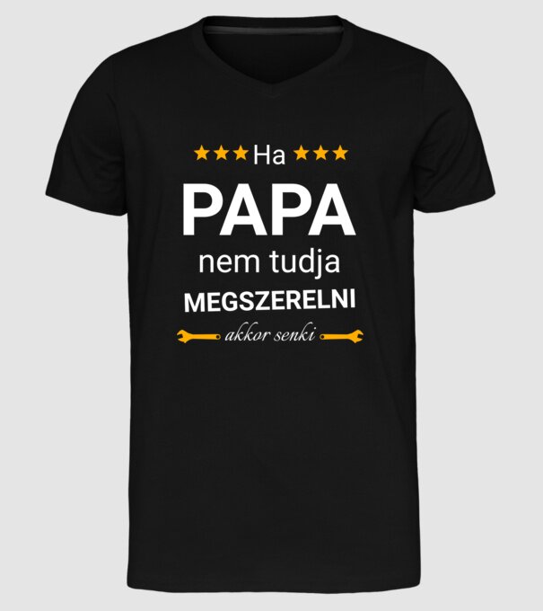  minta fekete pólón