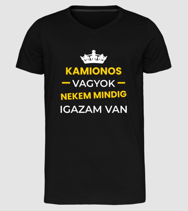  minta fekete pólón