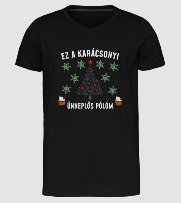  minta fekete pólón
