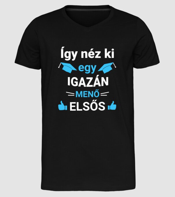  minta fekete pólón