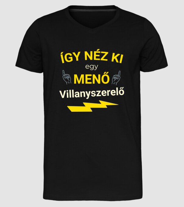 minta fekete pólón