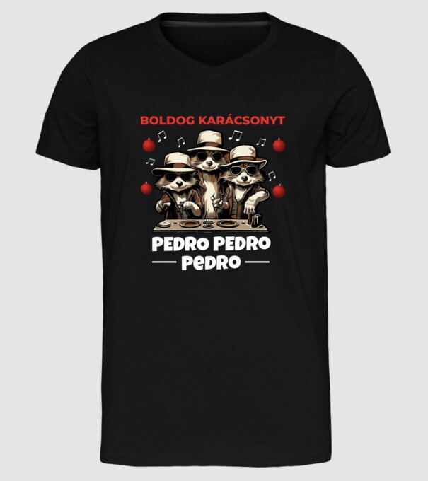  minta fekete pólón