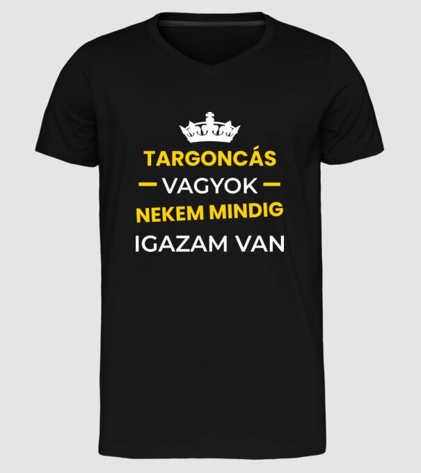  minta fekete pólón
