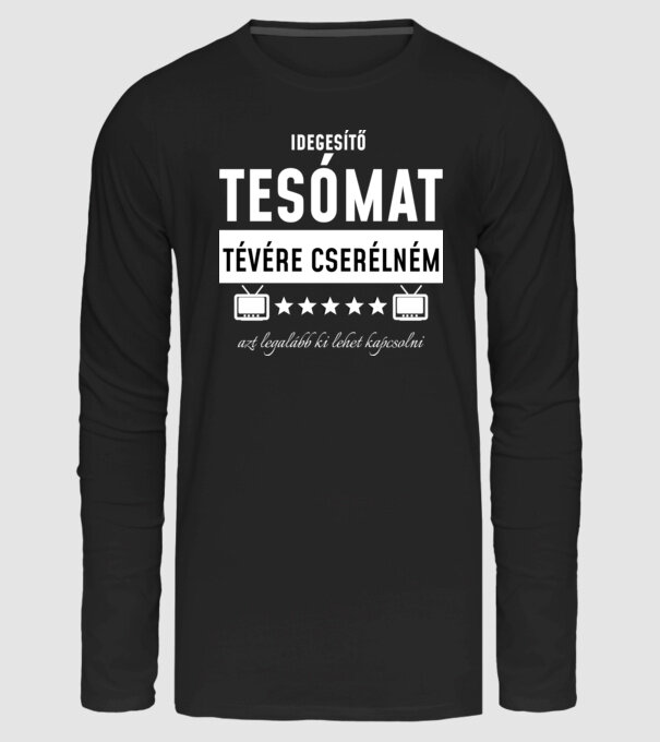  minta fekete pólón