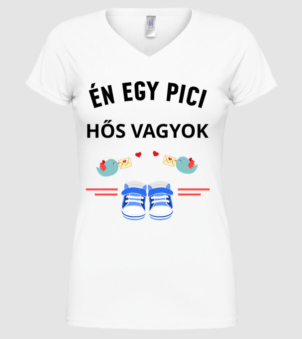  minta fehér pólón