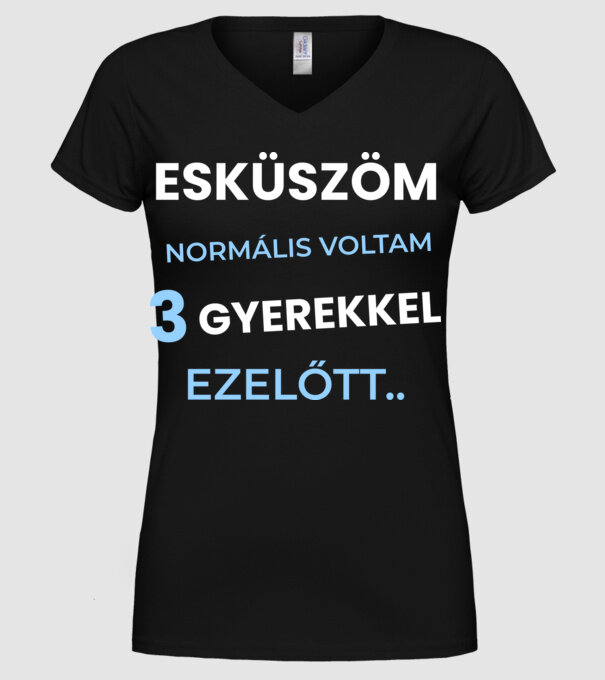  minta fekete pólón