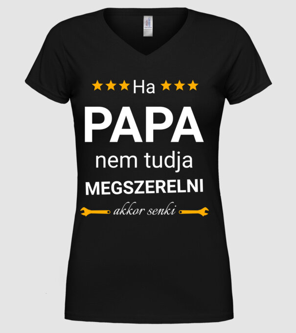  minta fekete pólón