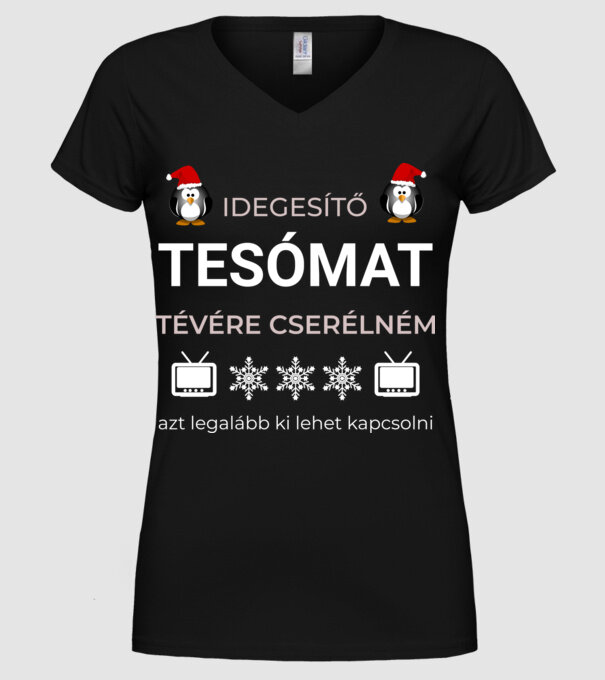  minta fekete pólón