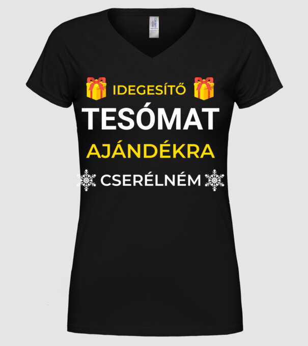  minta fekete pólón