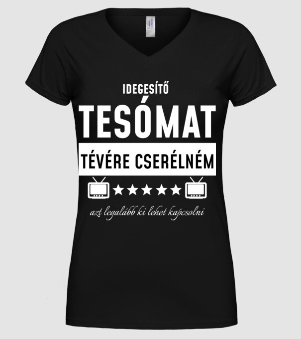  minta fekete pólón