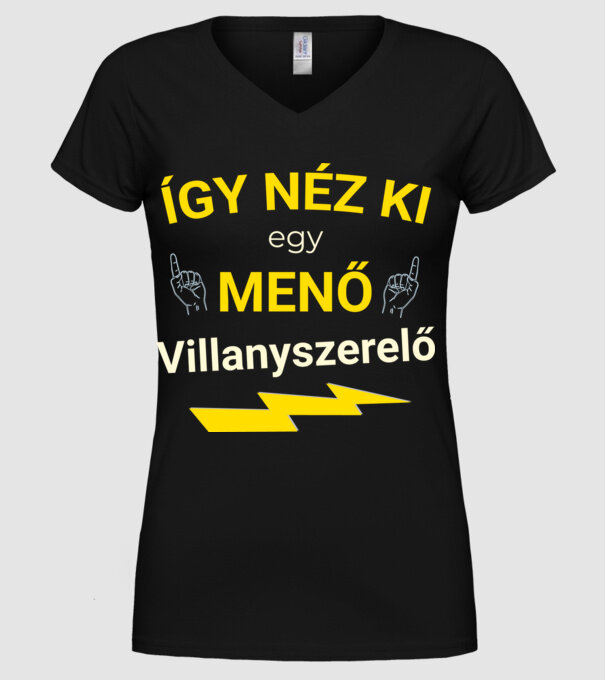  minta fekete pólón