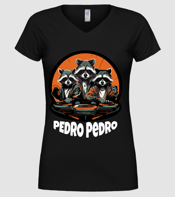  minta fekete pólón