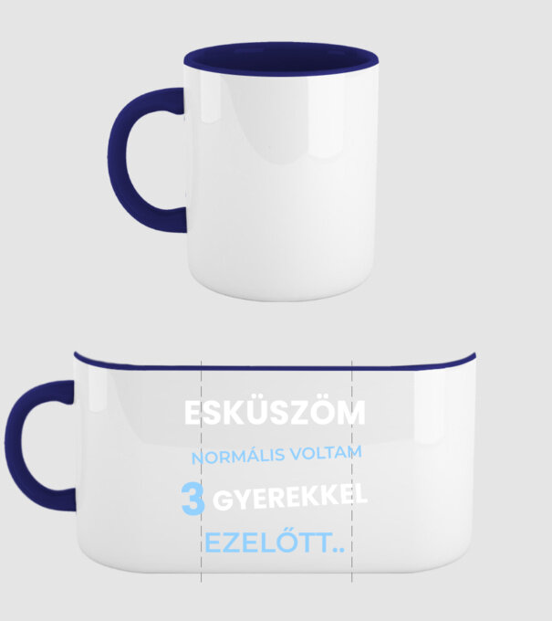  minta sötétkék pólón