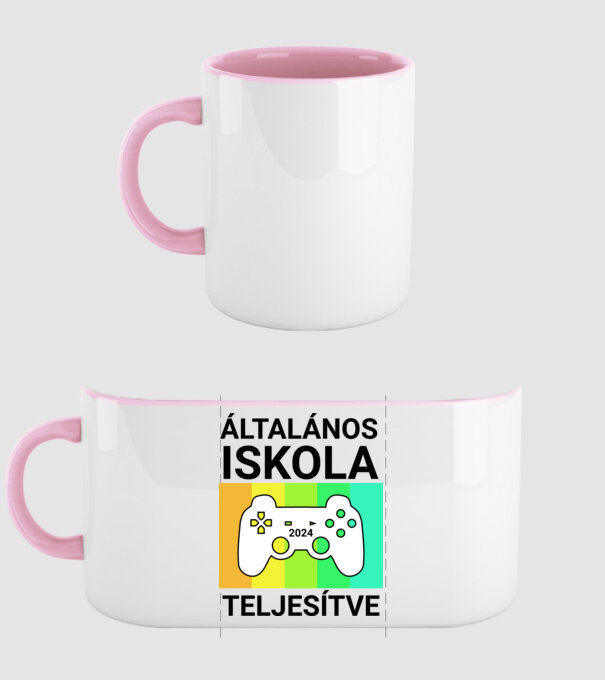  minta világos rózsaszín pólón