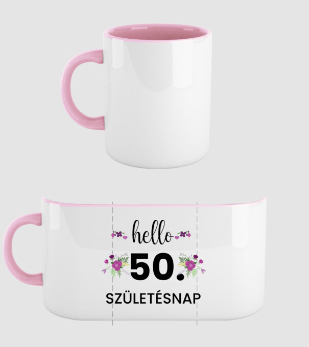  minta világos rózsaszín pólón