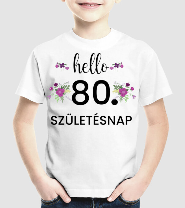  minta fehér pólón