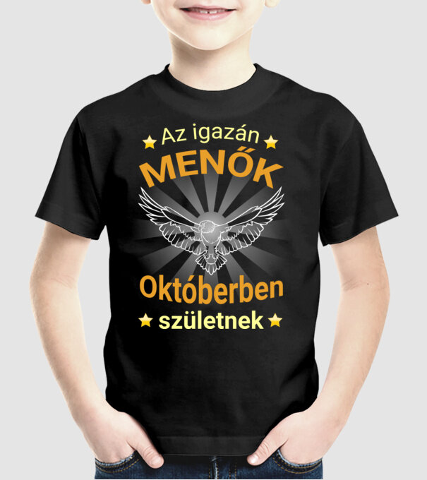  minta fekete pólón