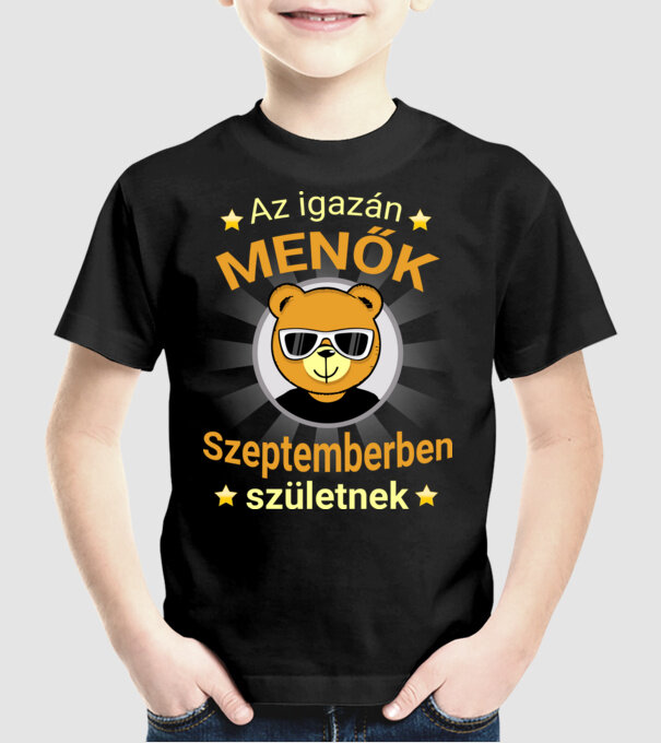  minta fekete pólón