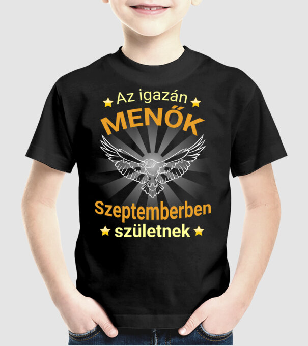  minta fekete pólón