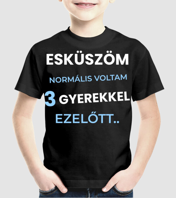  minta fekete pólón