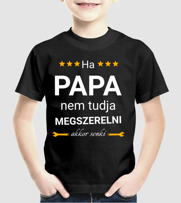  minta fekete pólón