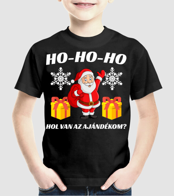 minta fekete pólón