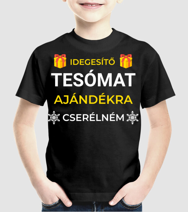  minta fekete pólón