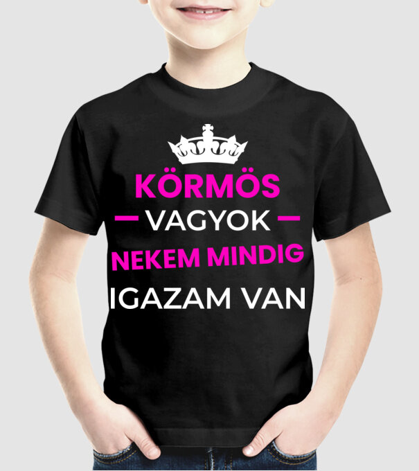  minta fekete pólón