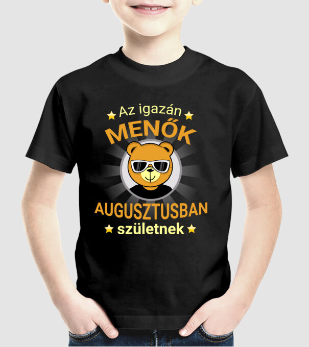  minta fekete pólón