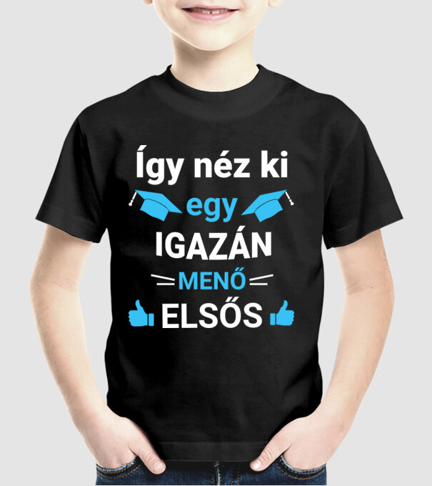 minta fekete pólón
