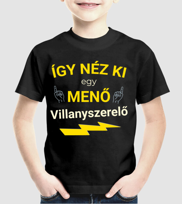  minta fekete pólón