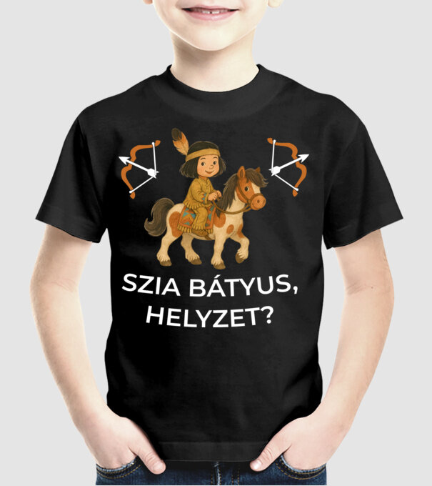  minta fekete pólón
