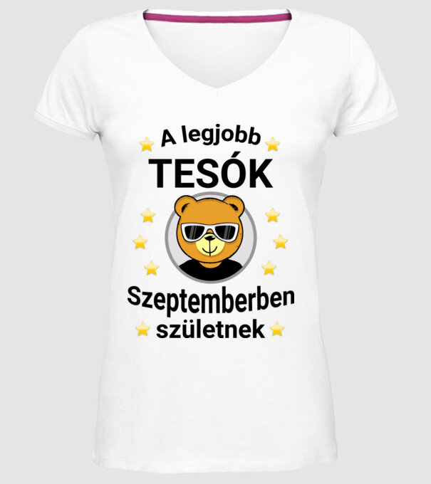  minta fehér pólón